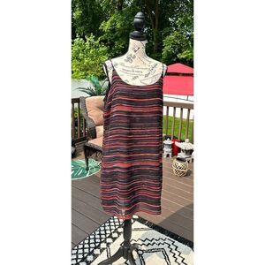Decree xl adjustable strap slip dress